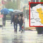 Уведомление IMGW.  Предупреждение о погоде для Польши