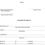 Довідка з місця роботи (świadectwo pracy).  Зразок 2023 року  Довідка з місця роботи (świadectwo pracy).  Зразок 2023 року